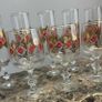 Bohemian glasses flutes Image 2