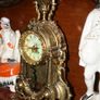 heavy brass clock (battery operated)(in working order) Image 4