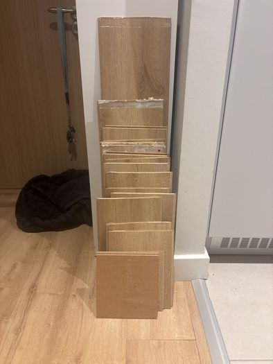 Used laminated floor