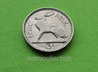 Ireland 1940 year 3 Pence.