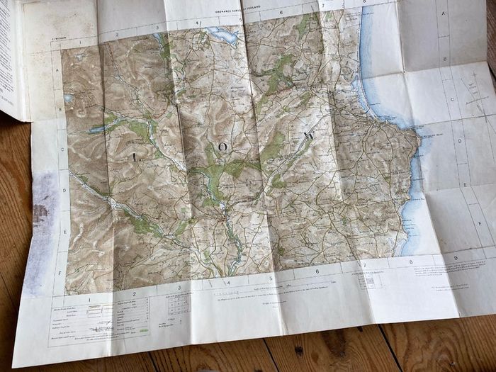 Antique Ordnance Survey Map - Wicklow