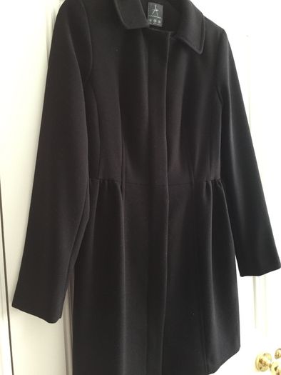 Brand New Black Coat: Size 10