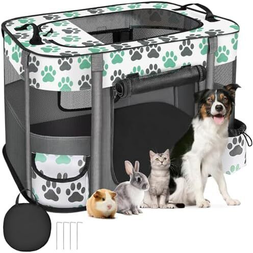Portable Pet Dog Cat Playpen