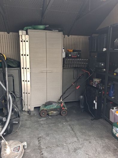 Lifetime brand 8 ft. X 10 ft. (3.05 metre X 2.44 metre) outdoor maintenance free storage shed