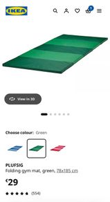 Ikea Folding Gym Mat