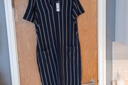 M&amp;S Linen Blend  Dress.   S.8.  B.N.W.T.