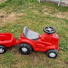 Small tractor amd trailer