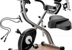 Exercise bike 140kg max weight foldable with LCD Screen