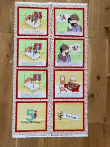Children's fabric panels for quilting