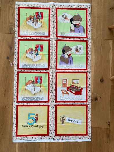 Children's fabric panels for quilting