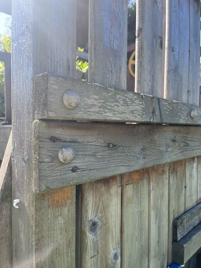 garden playhouse /slide