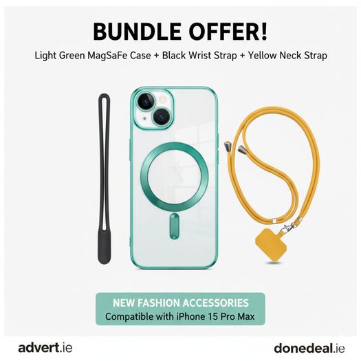 Phone Bundle Lanyard Wrist Strap  Magnetic Case iPhone 13 Pro Max to 16 pro | Brand New