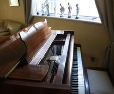 Baby grand piano
