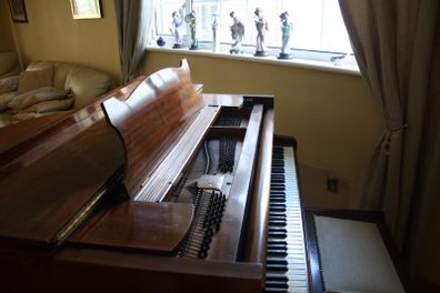 Baby grand piano
