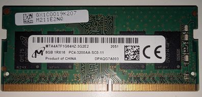 Micron 8gb Ddr4 3200mhz So-dimm