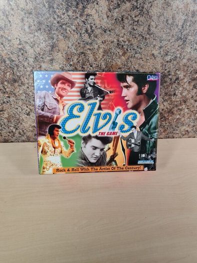 Elvis the Game trivia board game CADACO vintage 2000