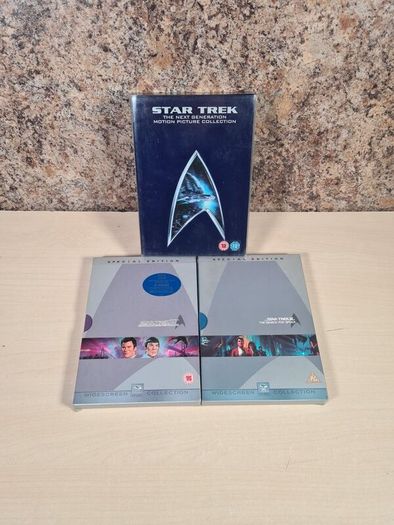 Dvd Star Trek Next Generation Motion Pocture Collection  Boxset + Star Trek 3 And 4 Special Editions Search For Spock Voyage Home