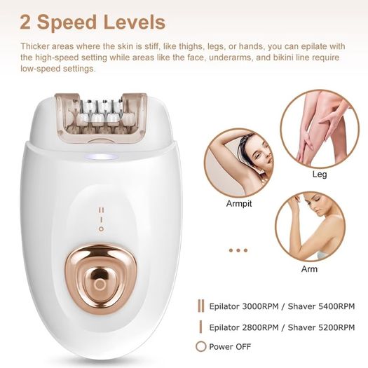 Brand New 2-in-1 Intimate Hair Remover Electric Epilator & Shaver