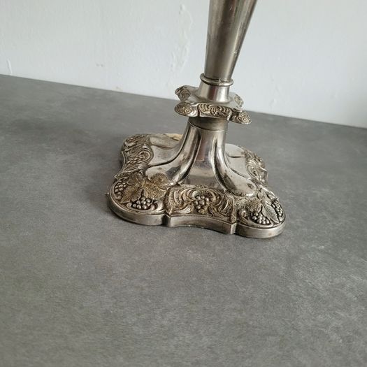Antique silverplate candleabra