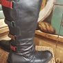 Roby & Pier Leather Designer Boots UK 4 Eur 37 Image 6