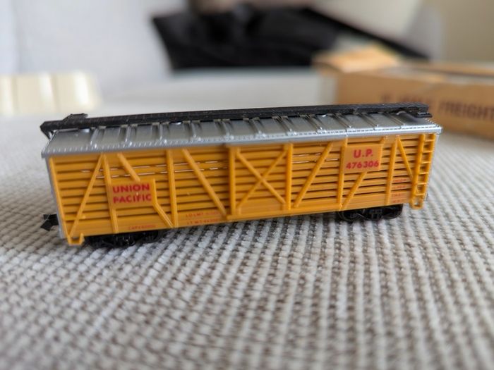 Life-Like N Scale Union Pacific Freight Wagon with Original Box BRAWA
