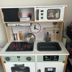Toy wooden kitchen