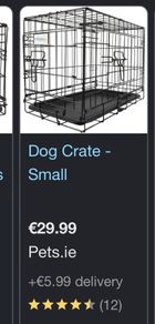 Small dog crate