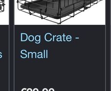 Small dog crate
