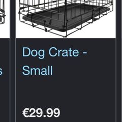 Small dog crate
