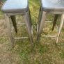 GunmetalBar stool x 3 Image 2