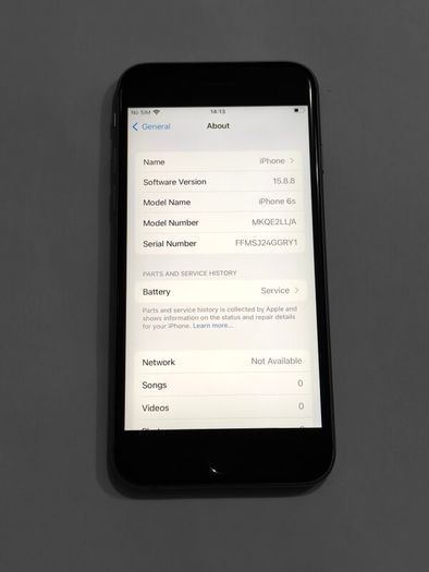 iPhone 6s Silver 128GB iOS 15