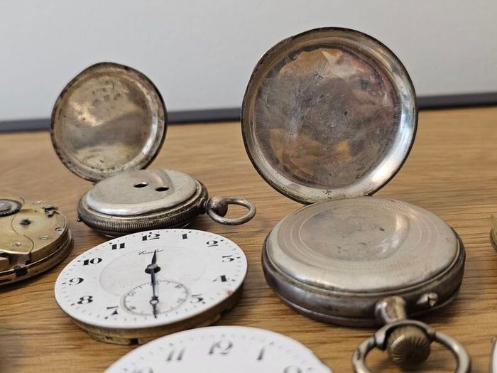 Antique Watchmaker Parts lot for Upcycling Repurpos Project