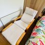 IKEA POANG rocking armchair + Footstool Image 8