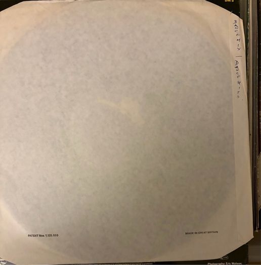 Dance Mix Dance Hits Vol.M5 1984 UK Epic DM5 Alan Coulthard DMC