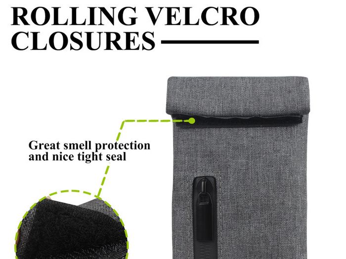 Odour Smell Proof Tobacco Pouch Carbon Lined 2 for 15