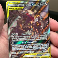 Umbreon & Darkrai GX Tag Team NM Pokemon Card