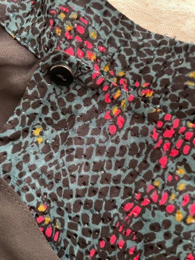 Reiss Skyla Wrap Skirt - Reptile Print - Multi - Size 12 - New with Tags