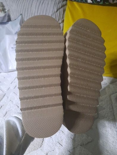 beige sherpa mules from soul cal & co