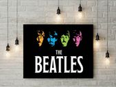 The Beatles printed picture on pvc foamex board