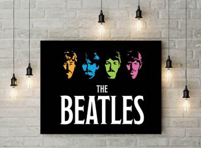 The Beatles printed picture on pvc foamex board