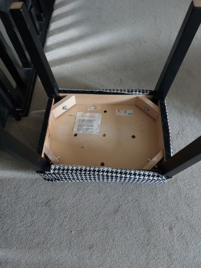Ikea Sakarias dressing table stool with removable cover