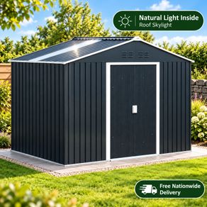 Metal Shed Skylight & Floor Frame 9.1 X 6.4 ft