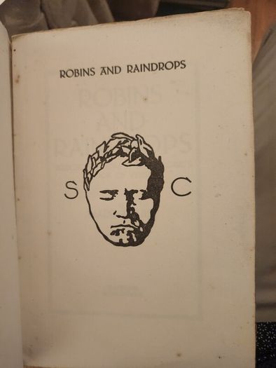Robins & Raindrops By Marie Louise. Limited Edition Paperback In Fair Condition. See Photos.