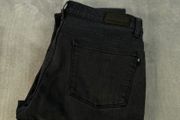 Reiss Mens Jeans W34 L28 Black Denim Regular Fit Zip Fly