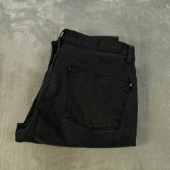 Reiss Mens Jeans W34 L28 Black Denim Regular Fit Zip Fly