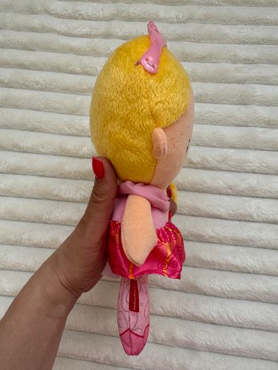 Fisher Price Princess Doll Plush Mommy Chime Ballerina approx. 10" Rattle Lovey Blonde Used Please look at the pictures