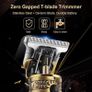 Hair Clippers Men,Cordless Beard Trimmer,Professional Clippers Grooming Kit,Precision T-Blade Mens Trimmer with LED Image 4