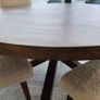 150cm Round Dining Table Ex Display Like New Image 6