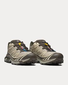 Salomon - XT-6 Gore-Tex Vintage Khaki / Major Brown / Turtledove Low Top Sneakers female size 5