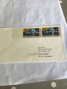 Rare Collectors item - 1969 Space Mission cover envelope